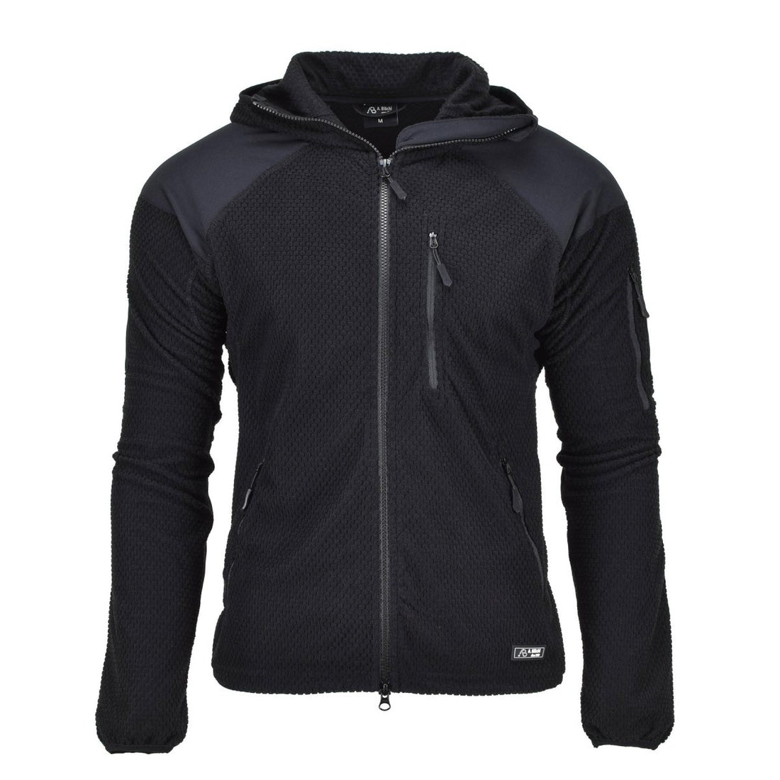 Blochl Brand Military Style Thermal Jacket Fleece Hooded Armerad Black New