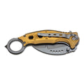 BOKER Black Scorpion fällbar karambit fickkniv Hawkbill 440A rostfritt stål