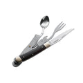 BOKER BON APPETITE POCKT CESTLERY SET Knivskedgaffel 440A Stål Trähandtag