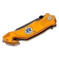 Boker Brand fällbar fickkniv EMS Rescue rostfritt stål 440A glaskross