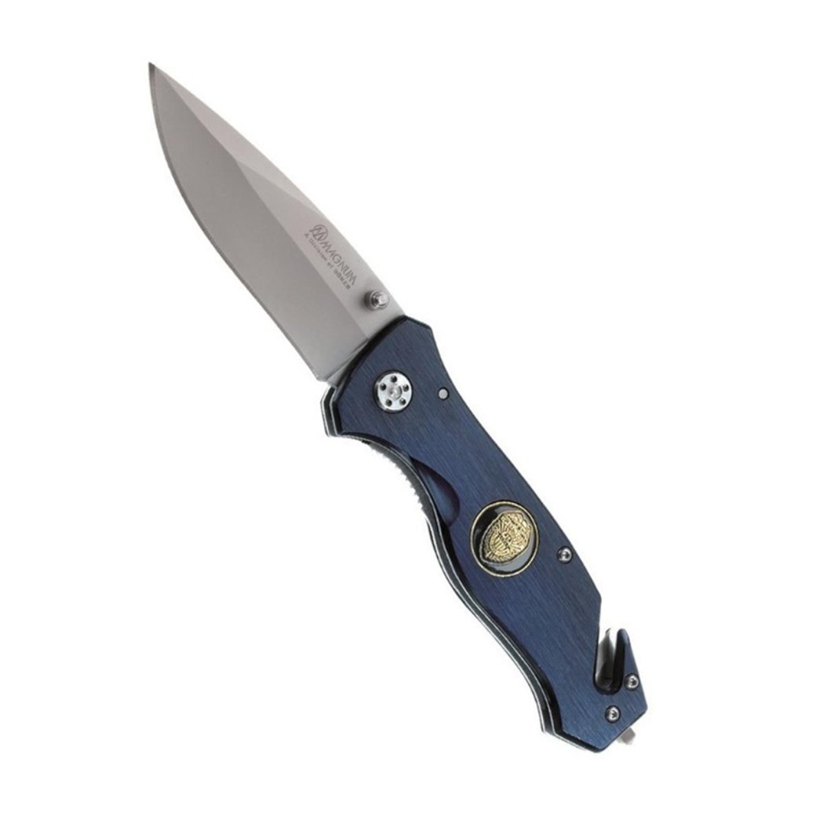 Boker Brand fällbar fickkniv Law Enforcement obestruket rostfritt stål 440A