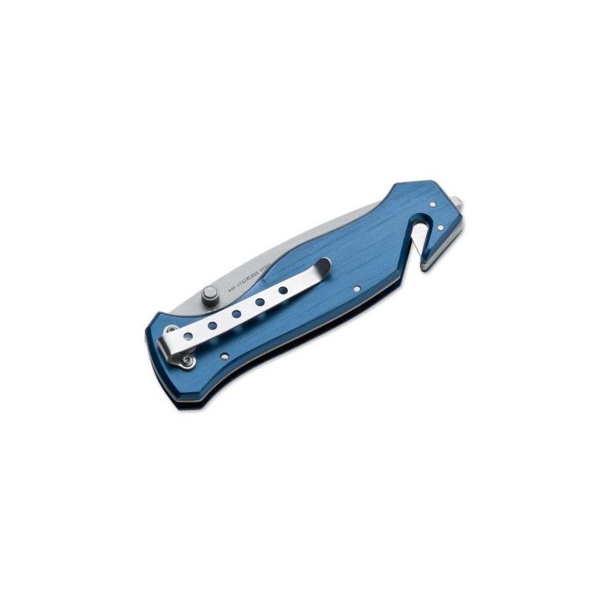 Boker Brand fällbar fickkniv Law Enforcement obestruket rostfritt stål 440A