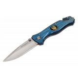 Boker Brand fällbar fickkniv Law Enforcement obestruket rostfritt stål 440A