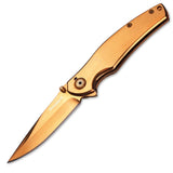 Boker Gold fingervikbar fickkniv anodiserad rostfritt stål 440A linerlock