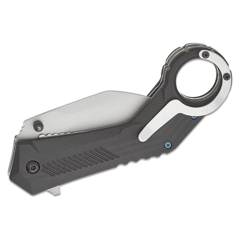 Boker Magnum Velcon tactical pocket knife Hawkbill 440C Steel blade G10 Handle - GoMilitar