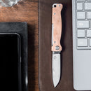 Boker Plus Atlas fällbar fickkniv 12C27 stålblad Kopparhandtag brons