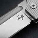 Boker Plus BabyX fällbar fickkniv D2 Blade Rostfritt stål Handtag Grå