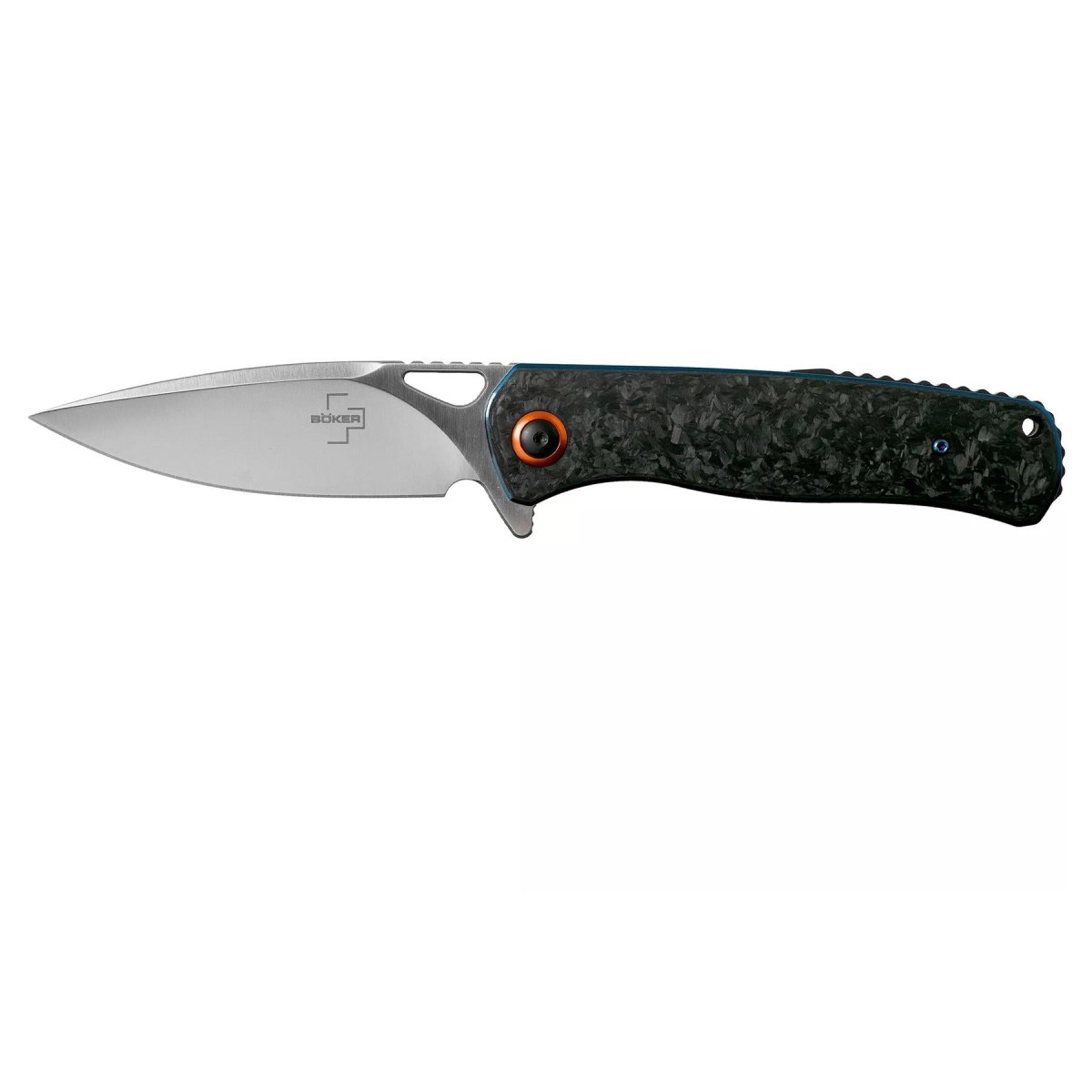BOKER Plus Nebula Fickkniv D2 fällkniv i rostfritt stål Kolhandtag