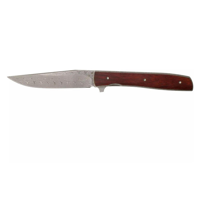 Boker Plus Urban Trapper Fickkniv Damascus Blade Cocobolo trähandtag - GoMilitar
