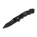 BOKER Special Forces Tanto folding pocket knife 440A steel aluminum handle black - GoMilitar