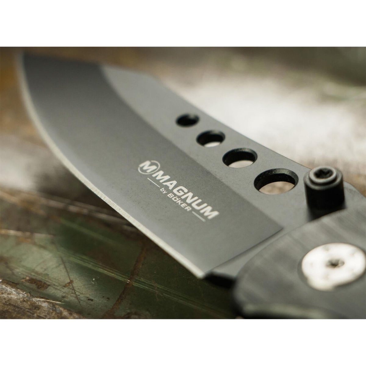 BOKER Special Forces Tanto fällbar fickkniv 440A stål aluminium handtag svart