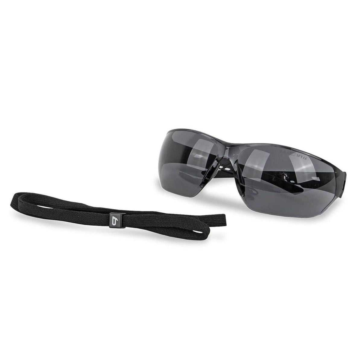 Bolle Ness Tactical Glasses Hartable Black Frame Smoke Lens UV Protection