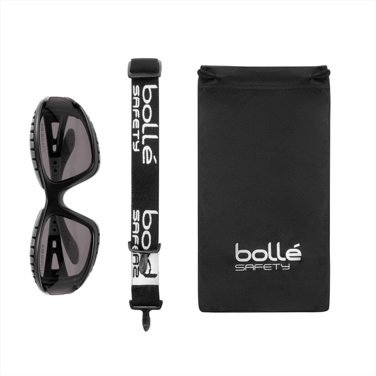 Bolle Tracker Tactical Goggles Anti Fog Anti Scratch Justerbart pannband
