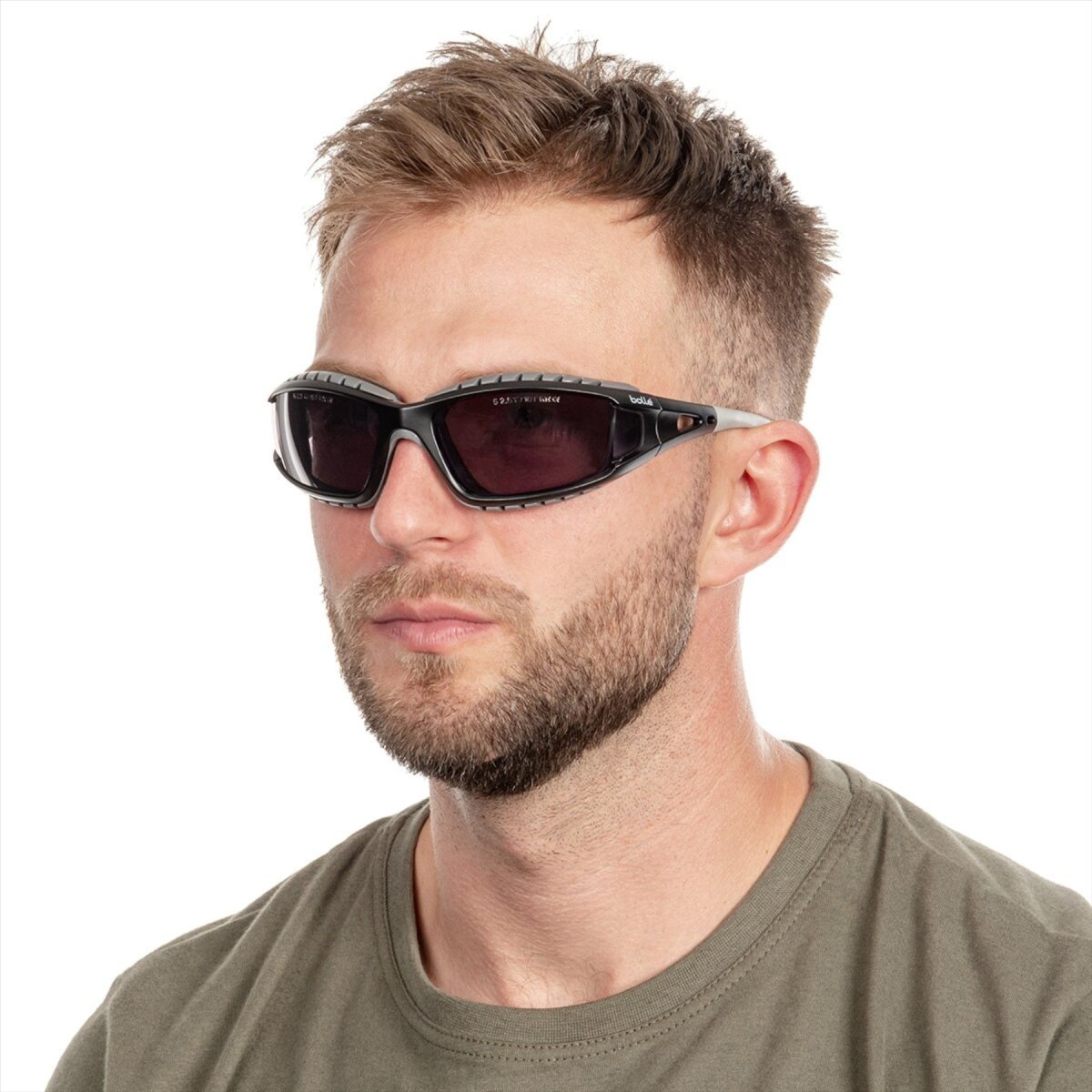 Bolle Tracker Tactical Goggles Anti Fog Anti Scratch Justerbart pannband