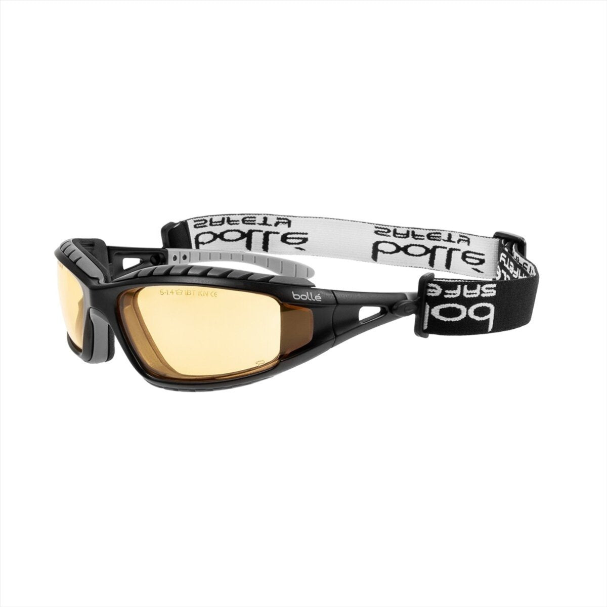 Bolle Tracker Tactical Goggles Anti Fog Anti Scratch Justerbart pannband