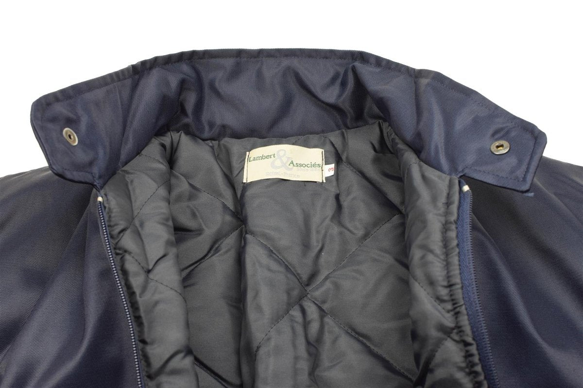 Varumärke Lambert French Air Forces Bomber Jacket Blue Warm Windproof Pilot Uniform