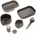 Brand Swedish Wildo Camp A Box Olive Green Camping Kit Plates Cups Spork Outdoor