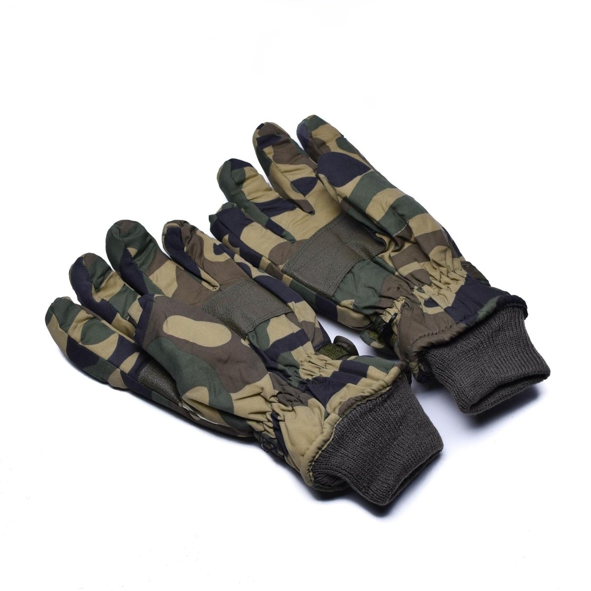 Märke Thinsulate handskar vinter skogsmark flecktarn olivkamouflage