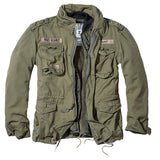 Brandit Classic M65 Giant Jacket Militär vintage stil borttagbar foderolivoliv