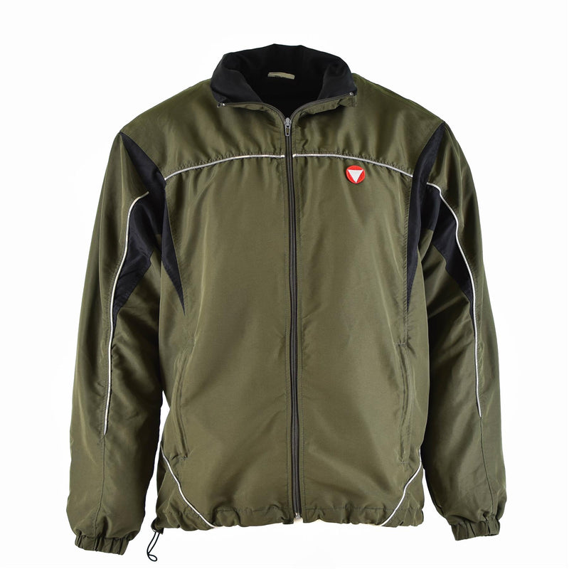 Äkta österrikiska arméträning Top Jacket Sports Vintage OD Green