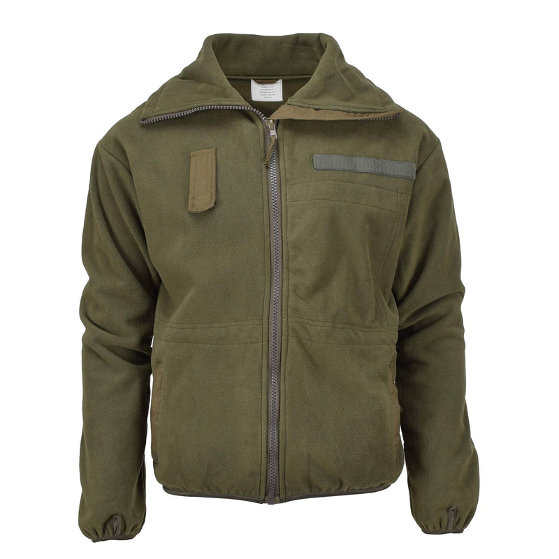 Blochl märke österrikisk militär stil fleece jacka hög hals full zip andas