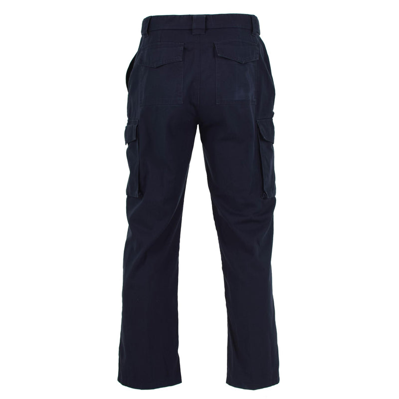 Äkta brittiska polisbyxor Blue Uniform Pants Lätt militäröverskott