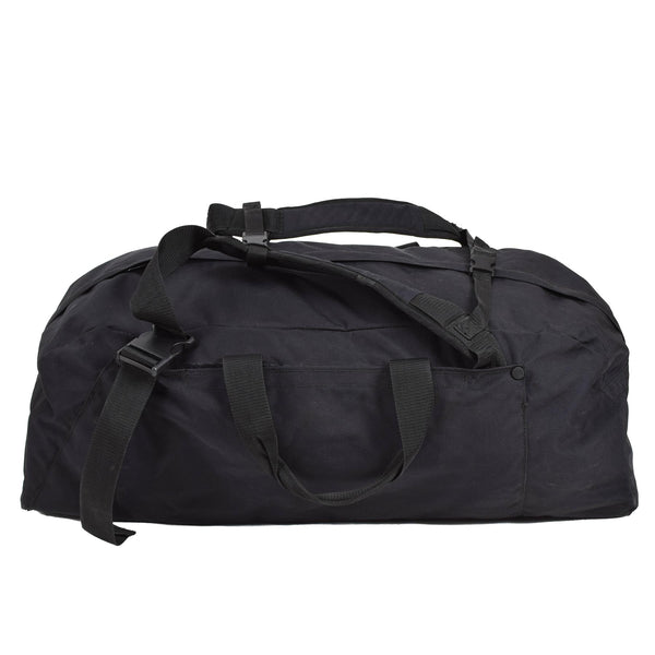 Original Dutch Military Duffle Sportswear Bag Travel Ryggsäck Rucks Black Black