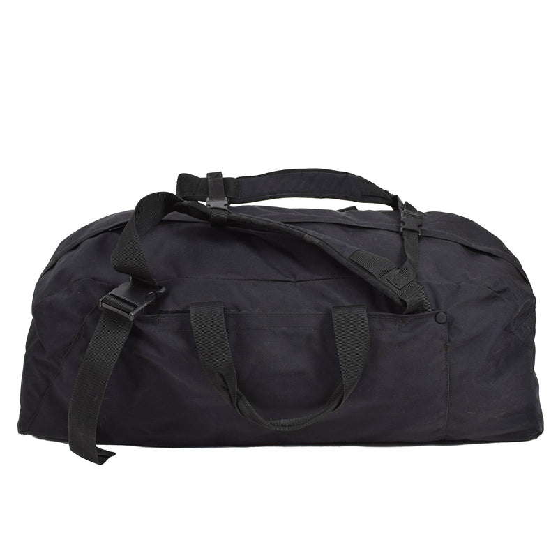 Original Dutch Military Duffle Sportswear Bag Travel Ryggsäck Rucks Black Black