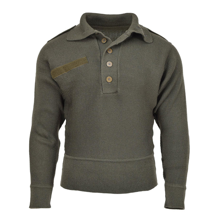Original Austrian Military alpin pullover andas förstärkt stickad tröja - GoMilitar