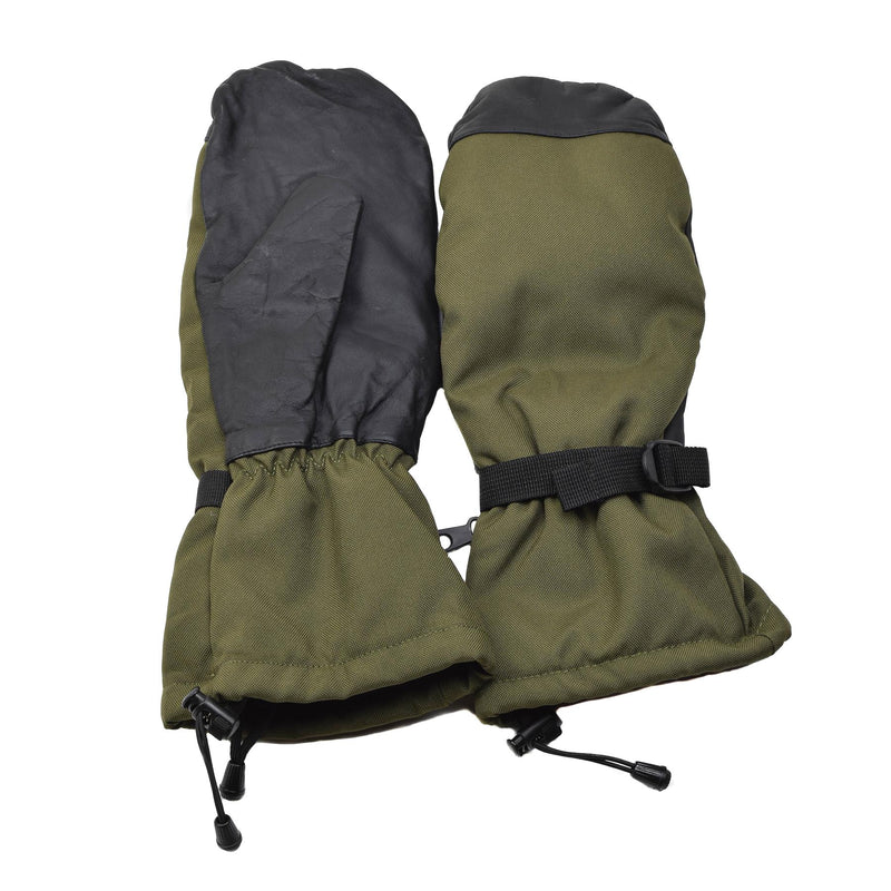 Original Dutch Military Special Forces Winter Mittens Warm Waterproof Olive New