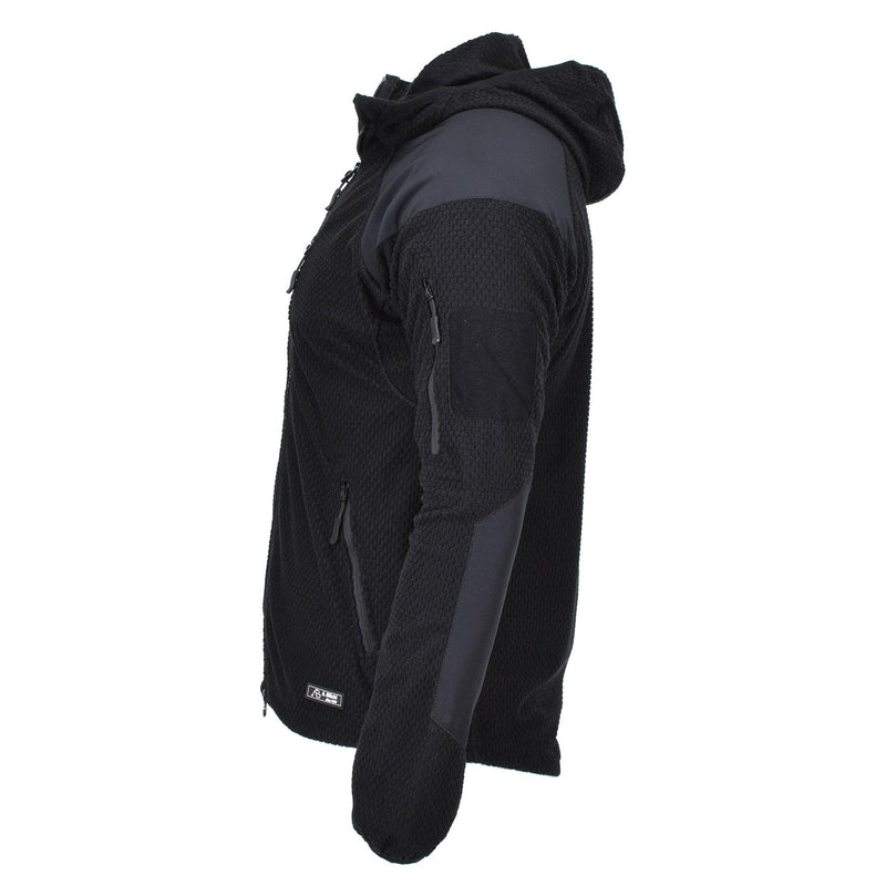 Blochl Brand Military Style Thermal Jacket Fleece Hooded Armerad Black New