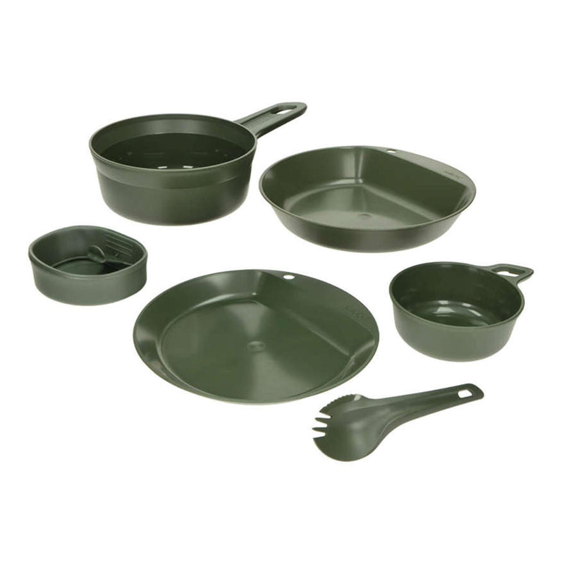 Wildo Explorer Kit Camping Tableware Set BPA-fria lätta utomhusredskap