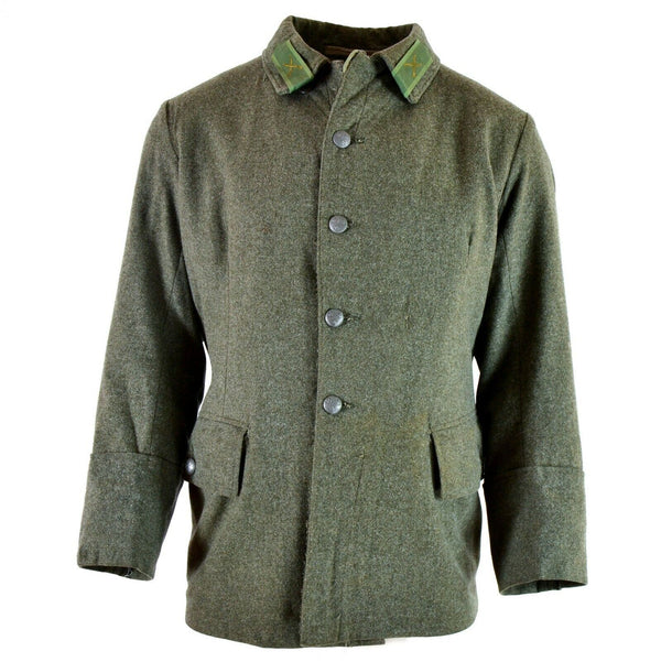 Äkta WWII Vintage Swedish Army Wool Uniform Jacket M39 1940's Military Grey