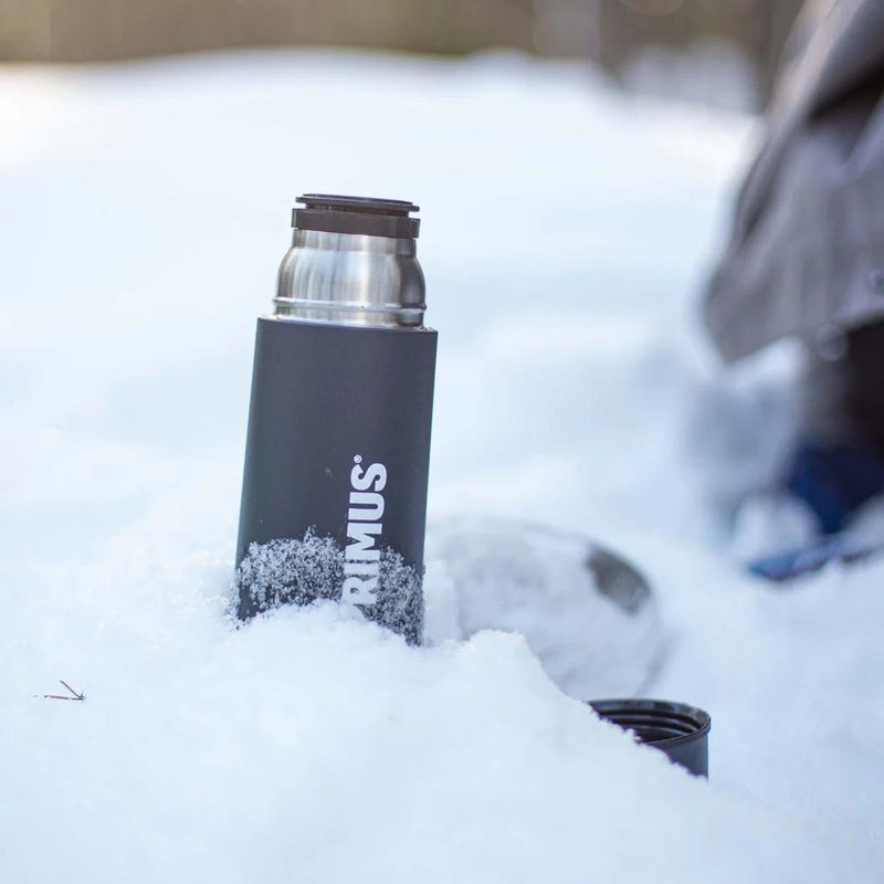 Primus vakuumflaska svart kompis 1 liter 24 timmar värme kall retention tätning mugg