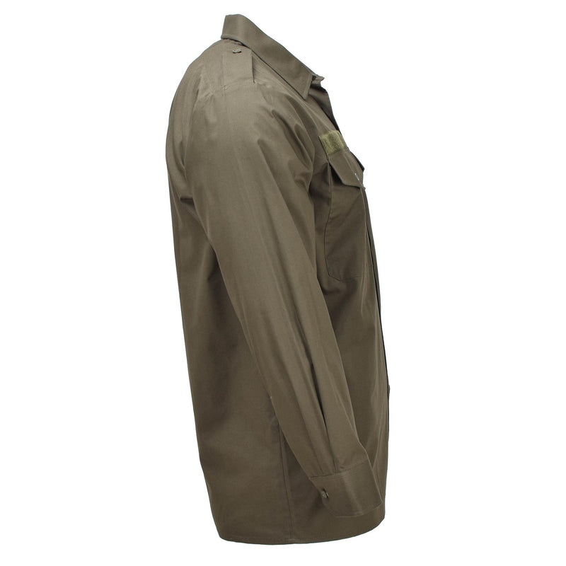 Original Österrikiska militärsvapen Forces Olive Shirts Field Classic Service New
