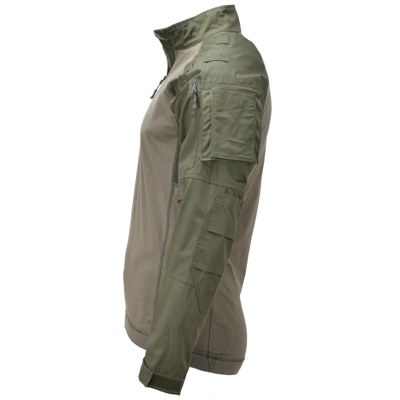 Mil-Tec Brand Military Style Olive Tactical Field Troops Combat Shirt Type 2