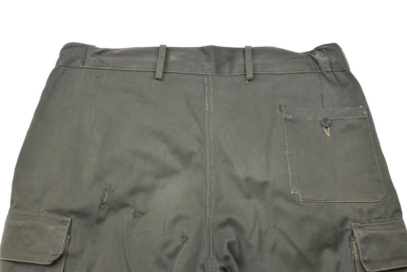 Original italienska militära arbetsbyxor förstärkta arbetskläder enhetliga lastbyxor