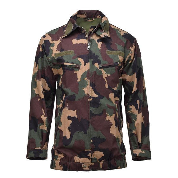 Original ungerska militärfältjacka M1990 Fyrafärgad skogsskjortor Nya