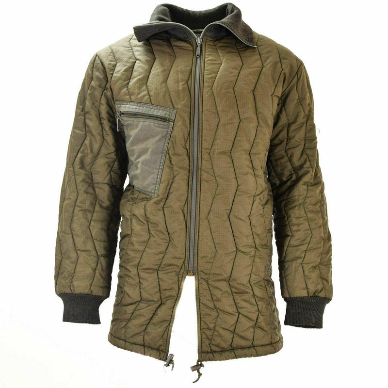 Original German Army Field Jacket Parka Militärutgåva Flecktarn Camo W Liner