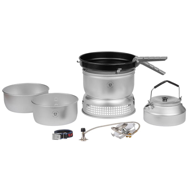 Trangia camping matlagning spis set aluminium utomhus vandring panna potten vindrutan