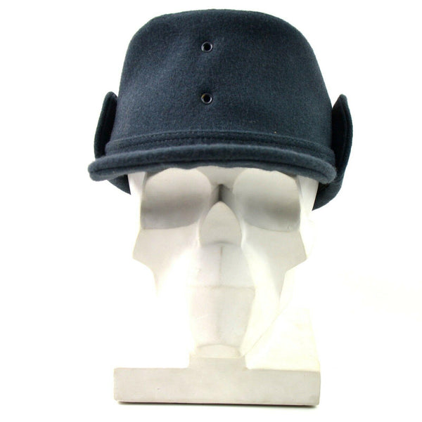 Original Swedish Army Wool Winter Hat. Blue Sverige Winter Cap ny