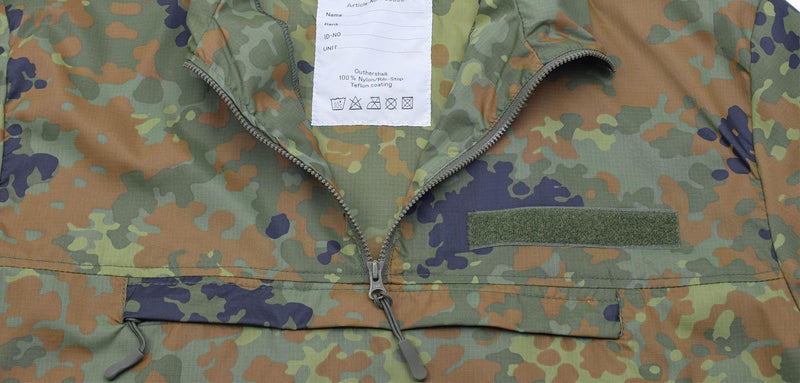Tacgear Brand Wind Shirt Lightweight Flecktran Camo Ripstop Smock Camping vandring