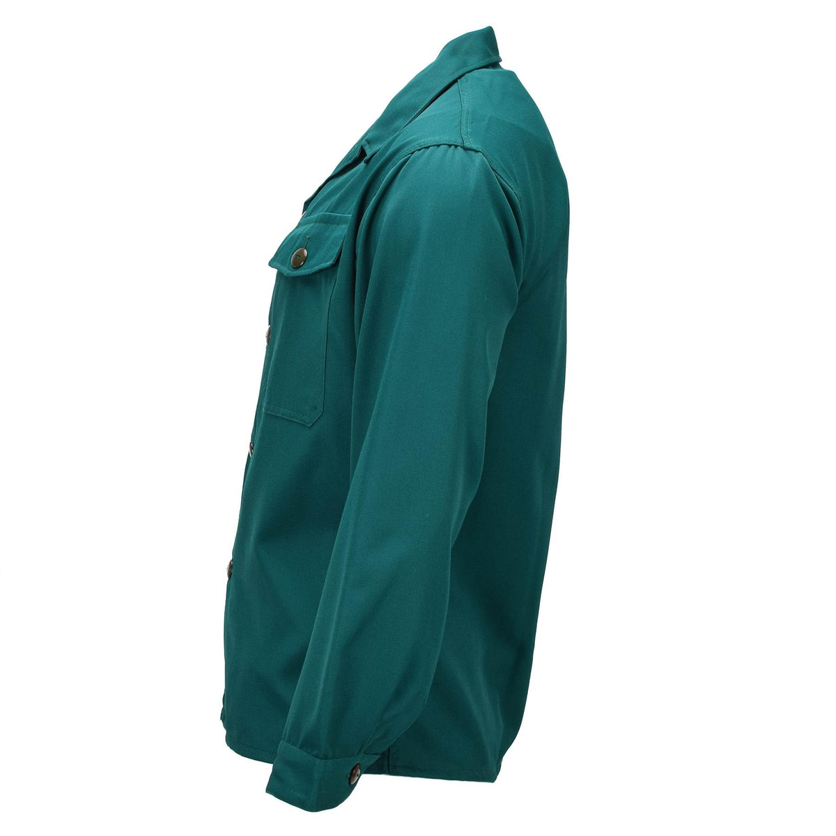 Original österrikisk militär typ 75 Field Shirt Långärmad arbetskläder Grön