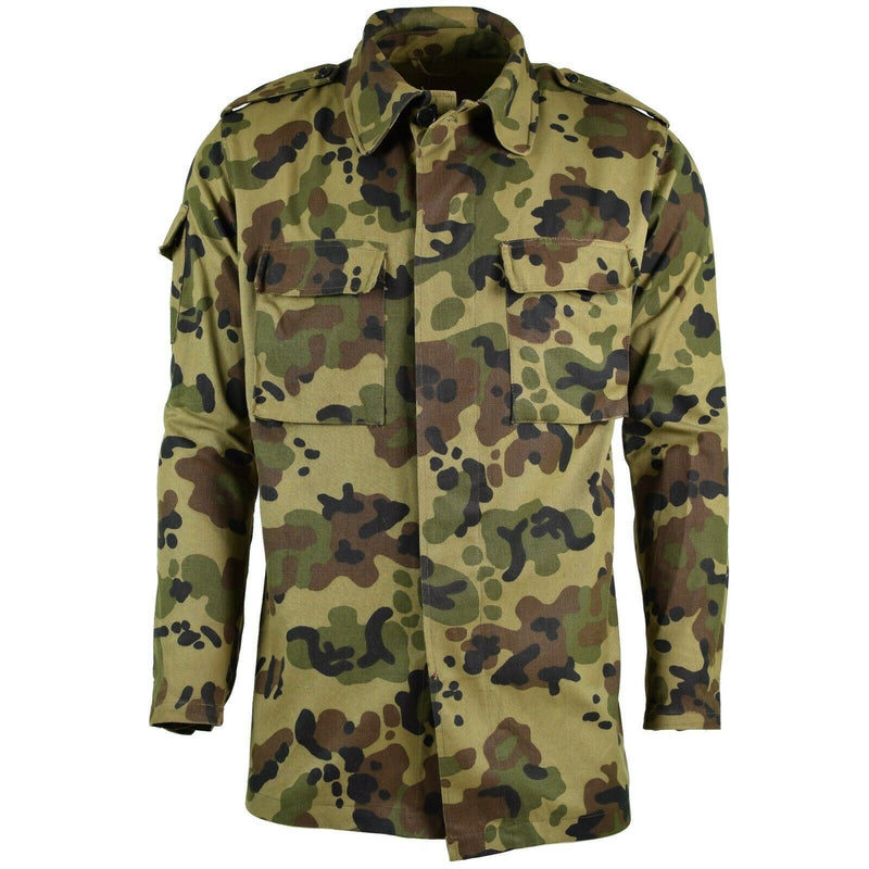 Äkta rumänska arméfältjacka Militär BDU M93 Camo Leaf Military Combat