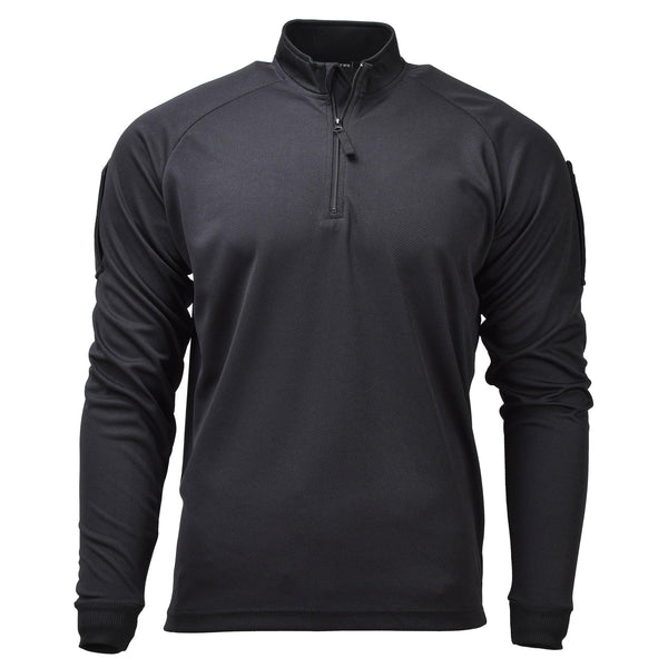 Original British Military Combat Tactical Shirts Svart dragkedja