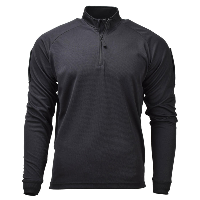 Original British Military Combat Tactical Shirts Svart dragkedja
