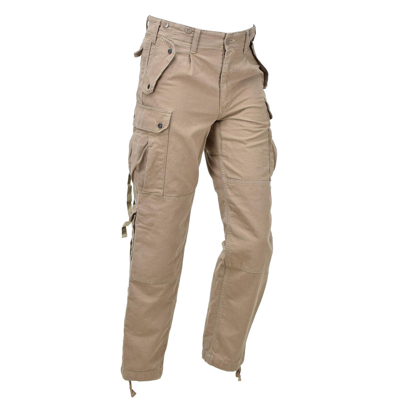 Leo Kohler Commando Trousers Special Forces Bdu Pants förstärkta bomullskaki