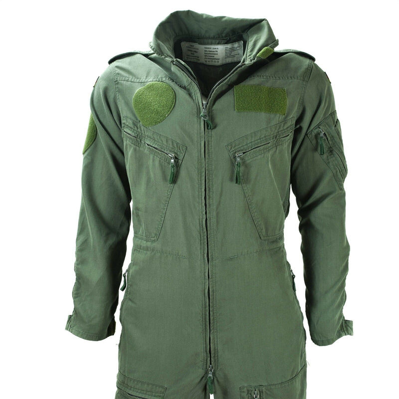 Äkta tyska armé Aramid Fiber Flight Suit Coverall Pilot övergripande grön
