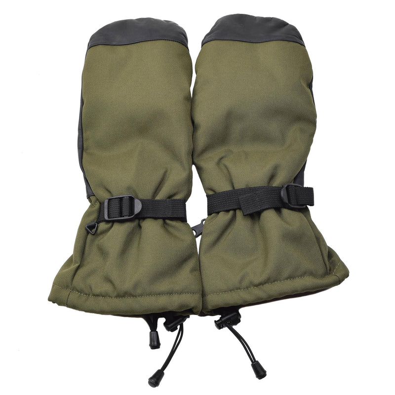 Original Dutch Military Special Forces Winter Mittens Warm Waterproof Olive New