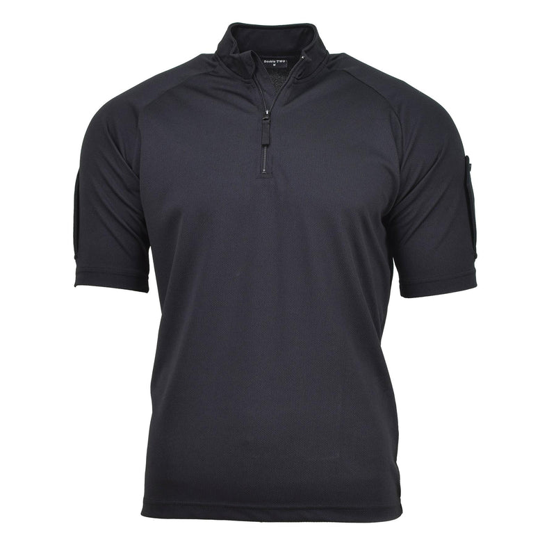 Äkta brittisk funktionell polis t-shirt andningsbara aktivkläder svart skjorta ny